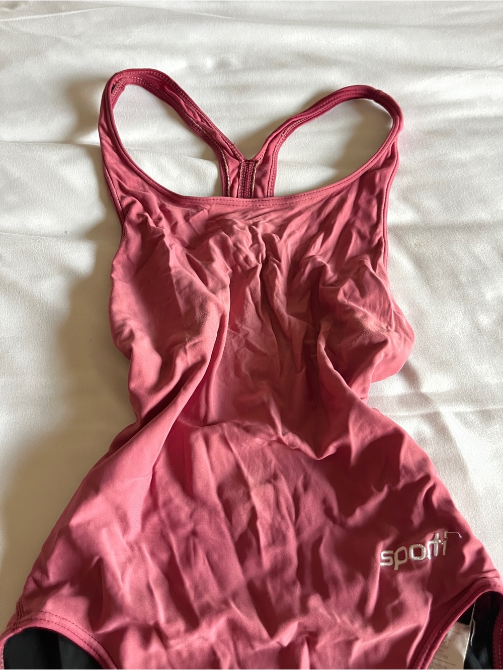 Sporti Swimsuit Size 28 One Piece Training Swimwear Pink - Picture 3 of 15
